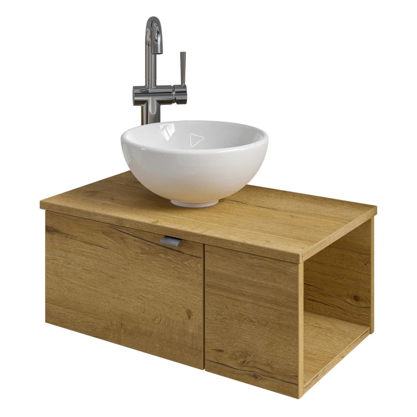 Pelipal Serie 6915 Waschtischunterschrank 60 x 32 x 24 cm mit 2 Drehtüren, Anschlag links Bild 2