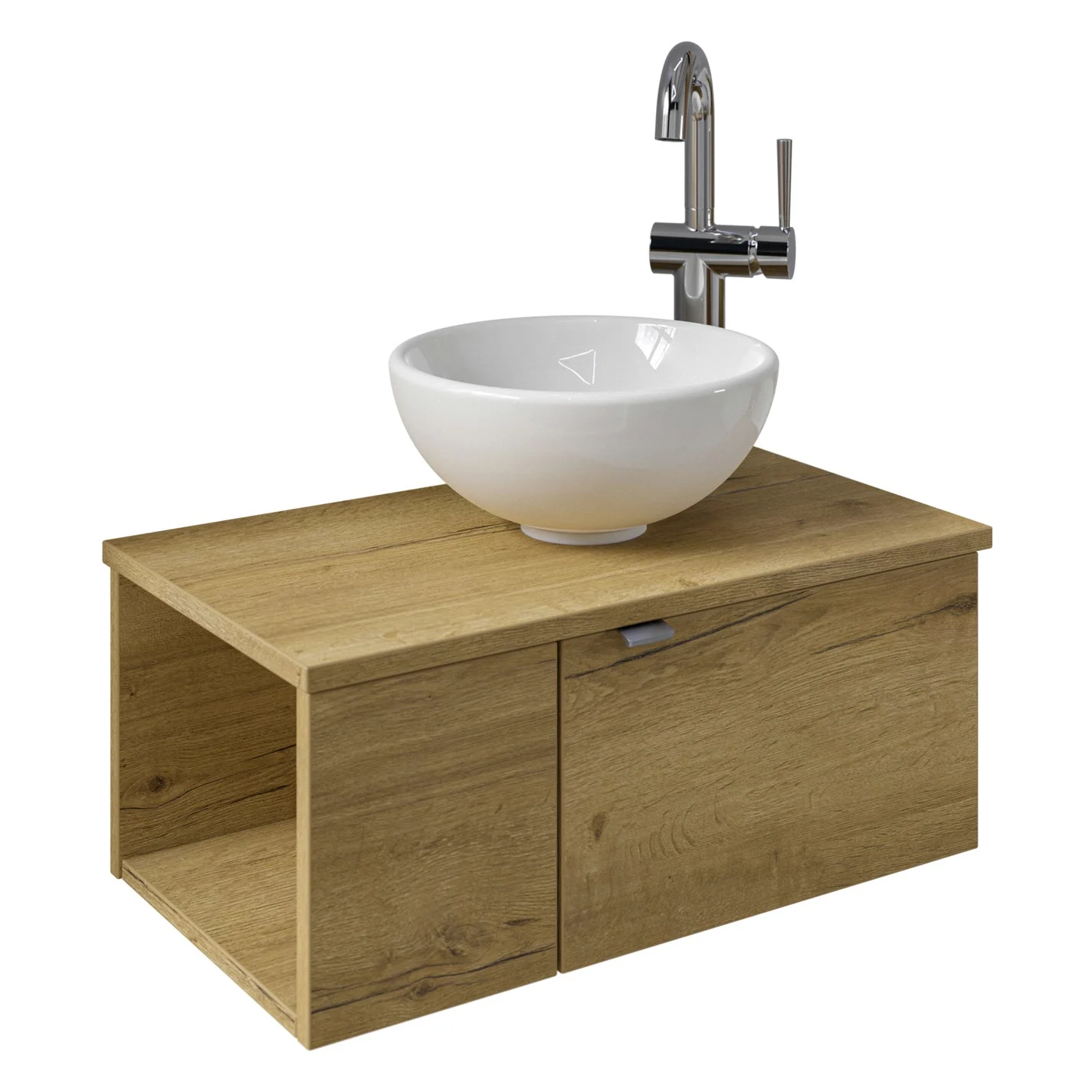 Pelipal Serie 6915 Waschtischunterschrank 60 x 32 x 24 cm mit 2 Drehtüren, Anschlag rechts Bild 2
