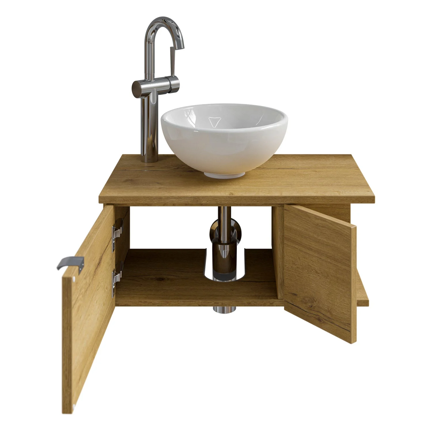 Pelipal Serie 6915 Waschtischunterschrank 60 x 32 x 24 cm mit 2 Drehtüren, Anschlag links Bild 3