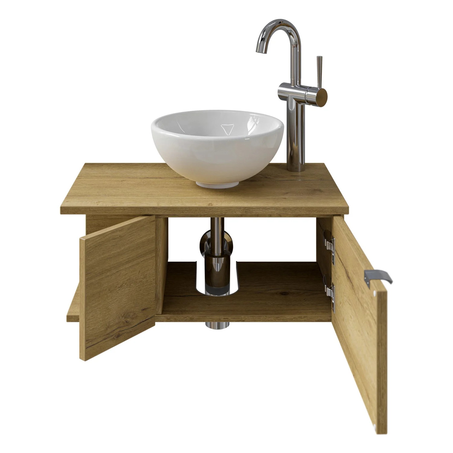 Pelipal Serie 6915 Waschtischunterschrank 60 x 32 x 24 cm mit 2 Drehtüren, Anschlag rechts Bild 3