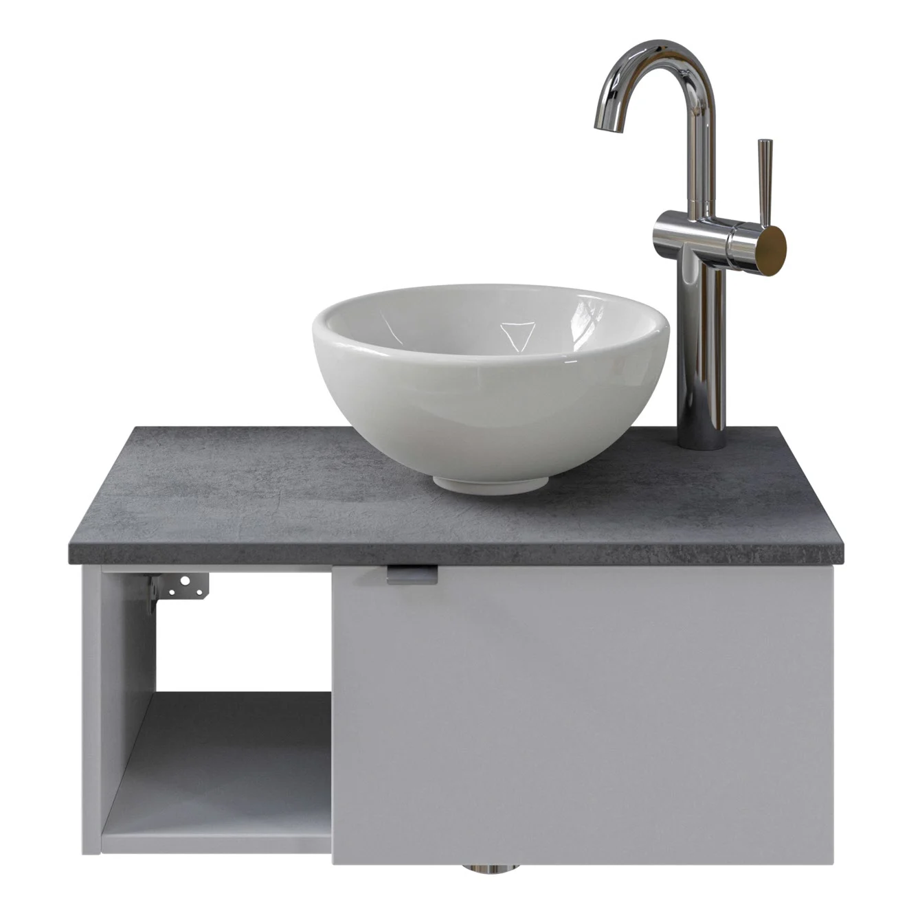 Pelipal Serie 6915 Waschtischunterschrank 60 x 32 x 24 cm mit 1 Drehtür, Anschlag rechts Bild 5