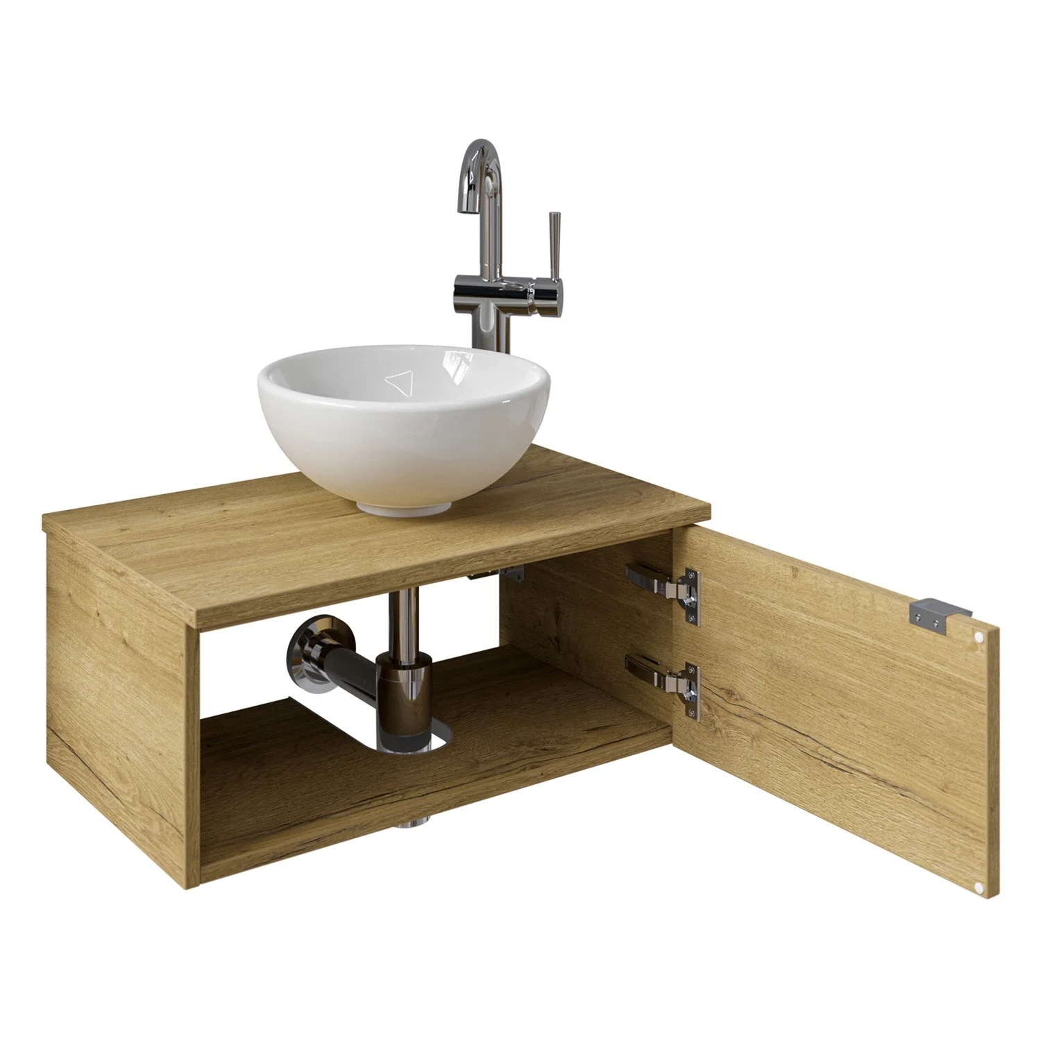 Pelipal Serie 6915 Waschtischunterschrank 60 x 32 x 24 cm mit 1 Drehtür, Anschlag rechts Bild 6