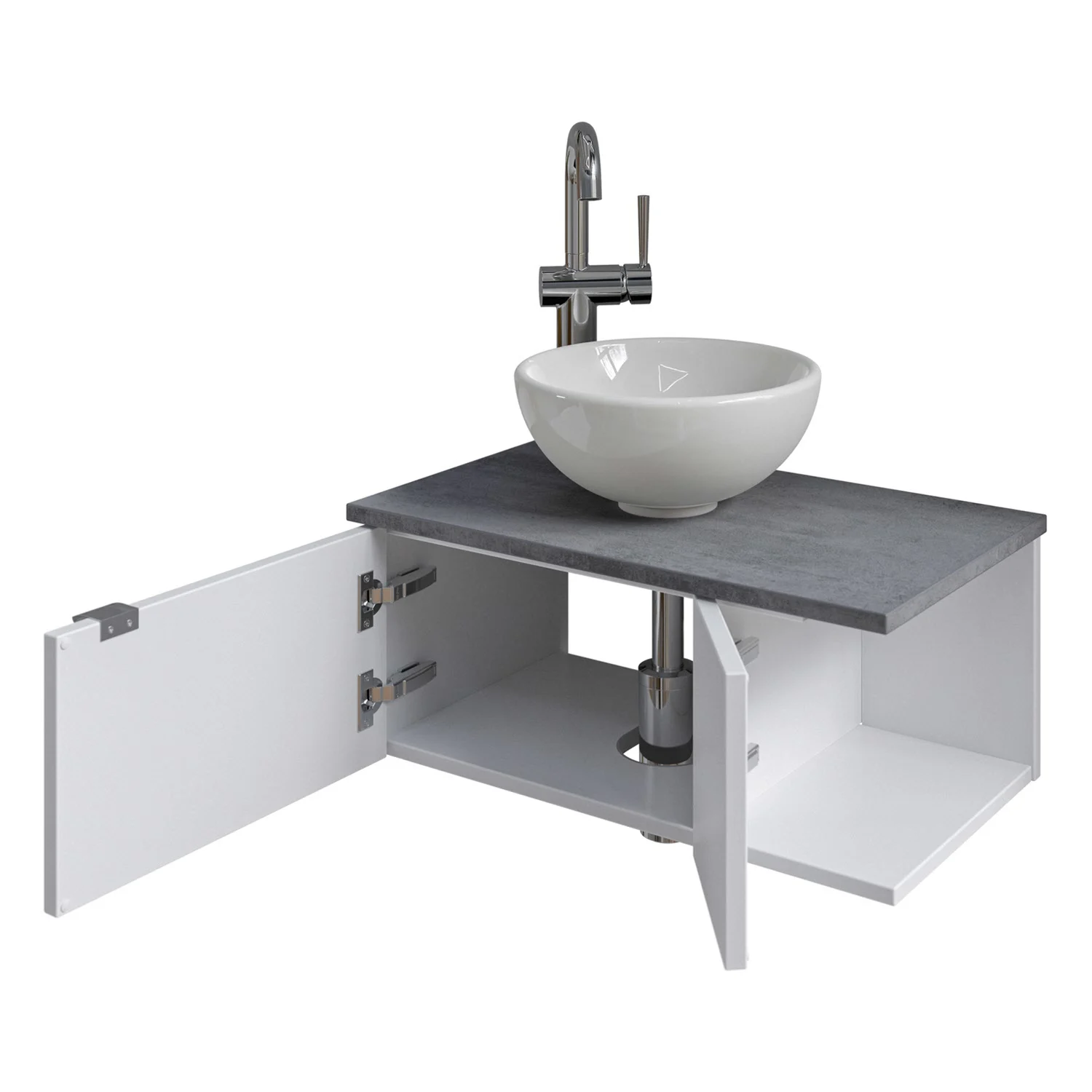 Pelipal Serie 6915 Waschtischunterschrank 60 x 32 x 24 cm mit 2 Drehtüren, Anschlag links Bild 7