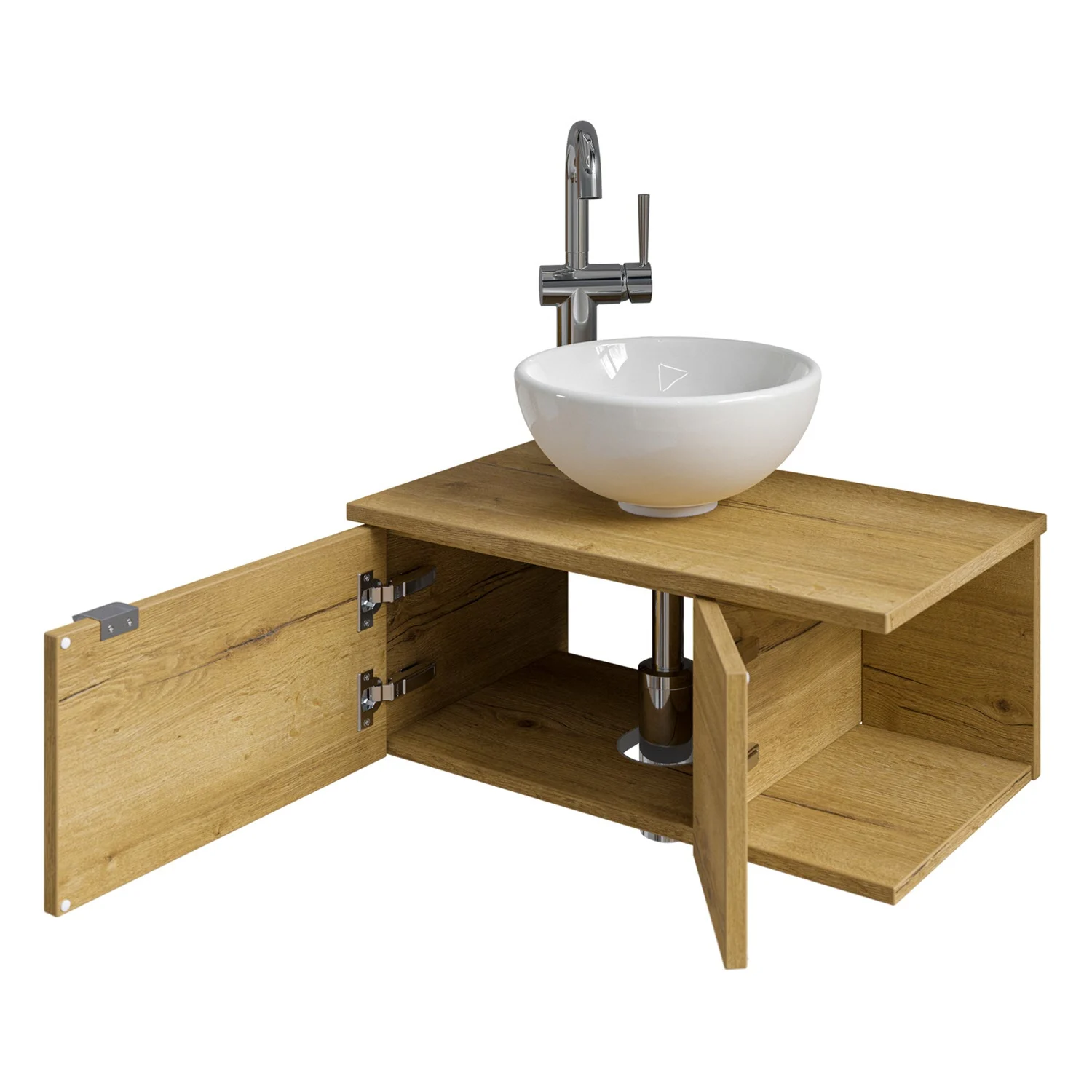 Pelipal Serie 6915 Waschtischunterschrank 60 x 32 x 24 cm mit 2 Drehtüren, Anschlag links Bild 6