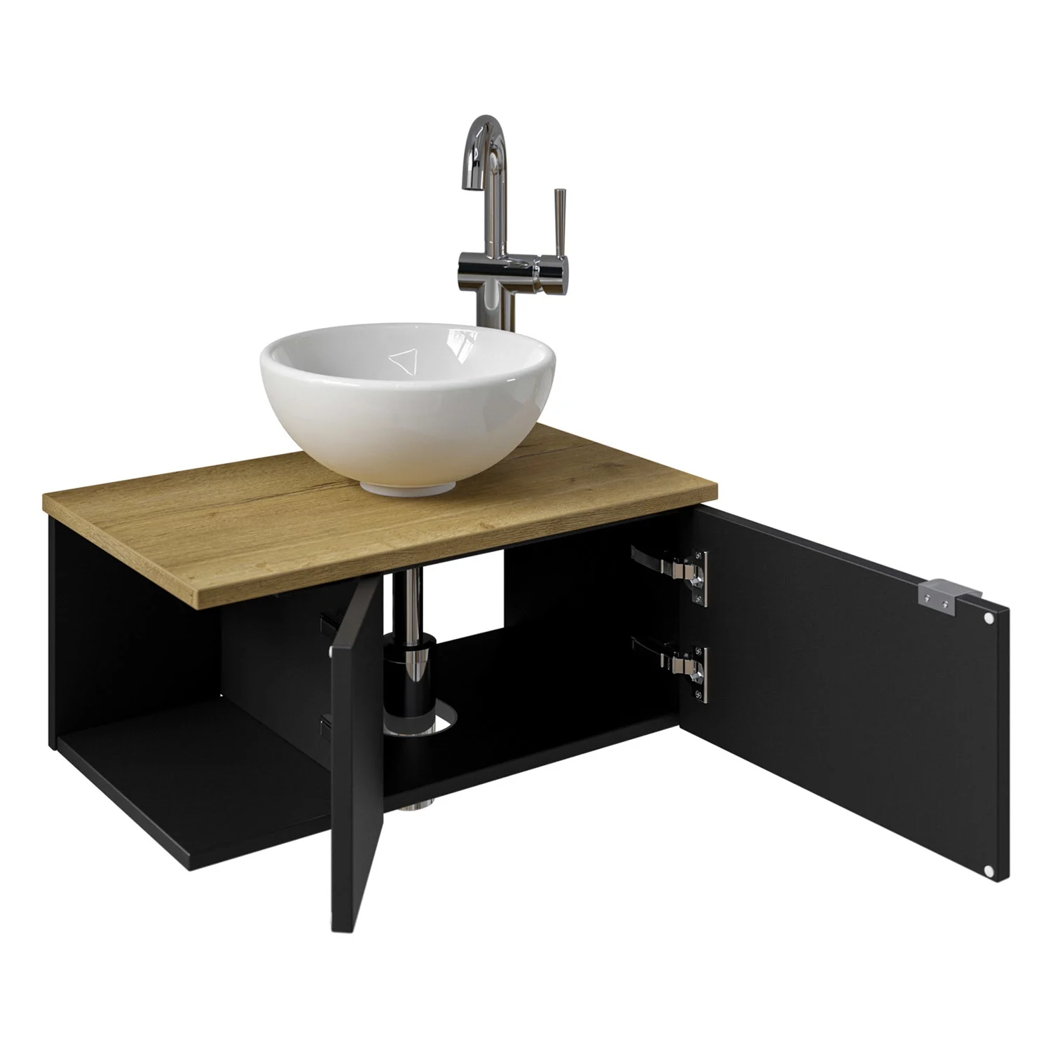 Pelipal Serie 6915 Waschtischunterschrank 60 x 32 x 24 cm mit 2 Drehtüren, Anschlag rechts Bild 6