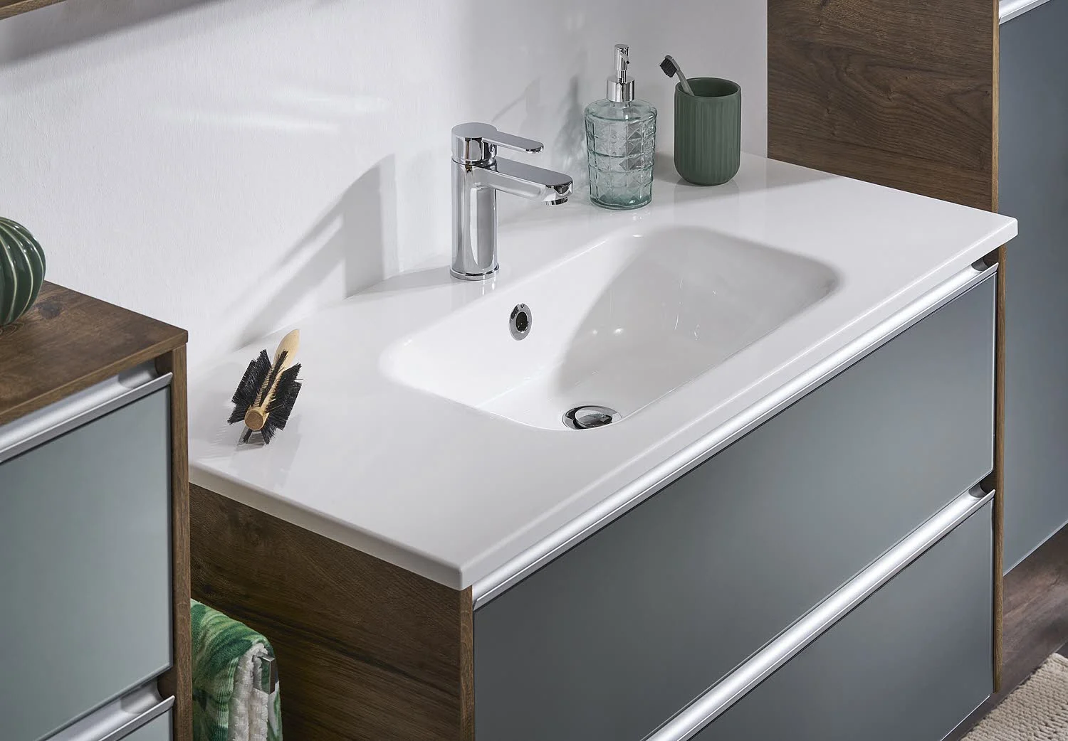 Pelipal Serie 6040 Mineralmarmor-Waschtisch 101 cm