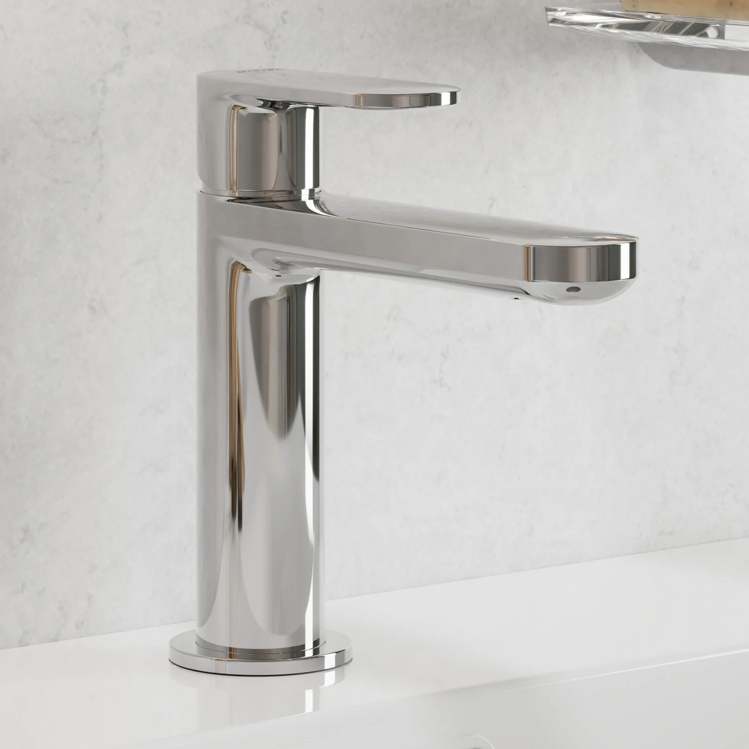 pianura Aora Waschtisch-Einhebelmischer, wassersparend inkl. Pop Up Ablaufventil Bild 2