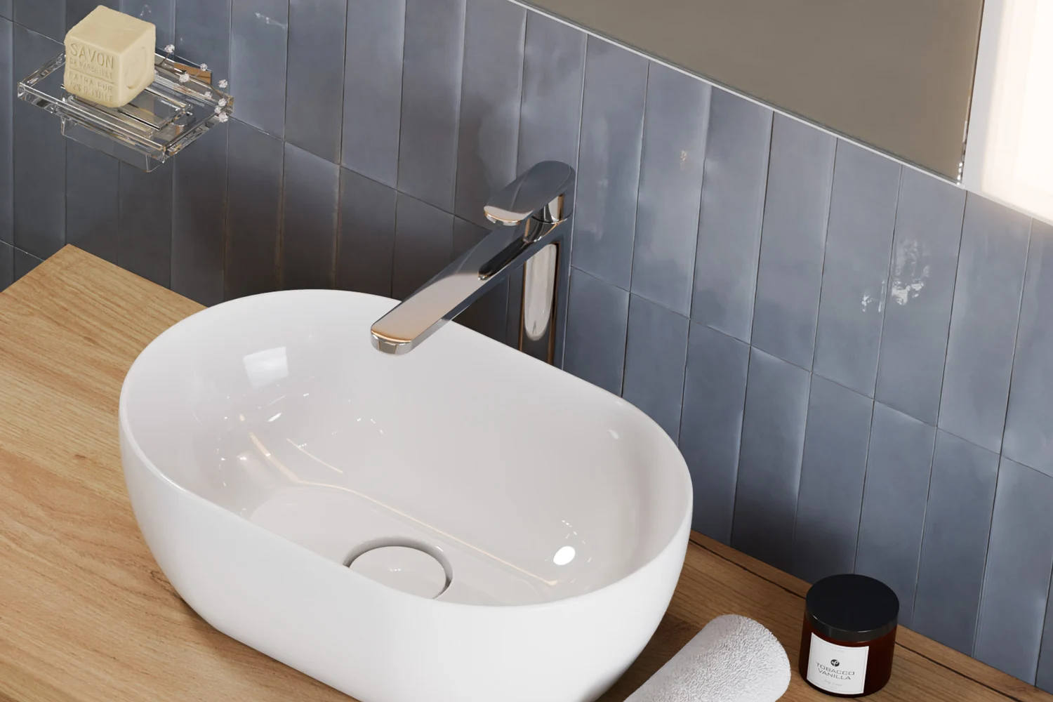 pianura Aora Waschtisch-Einhebelmischer, wassersparend XXL Bild 2