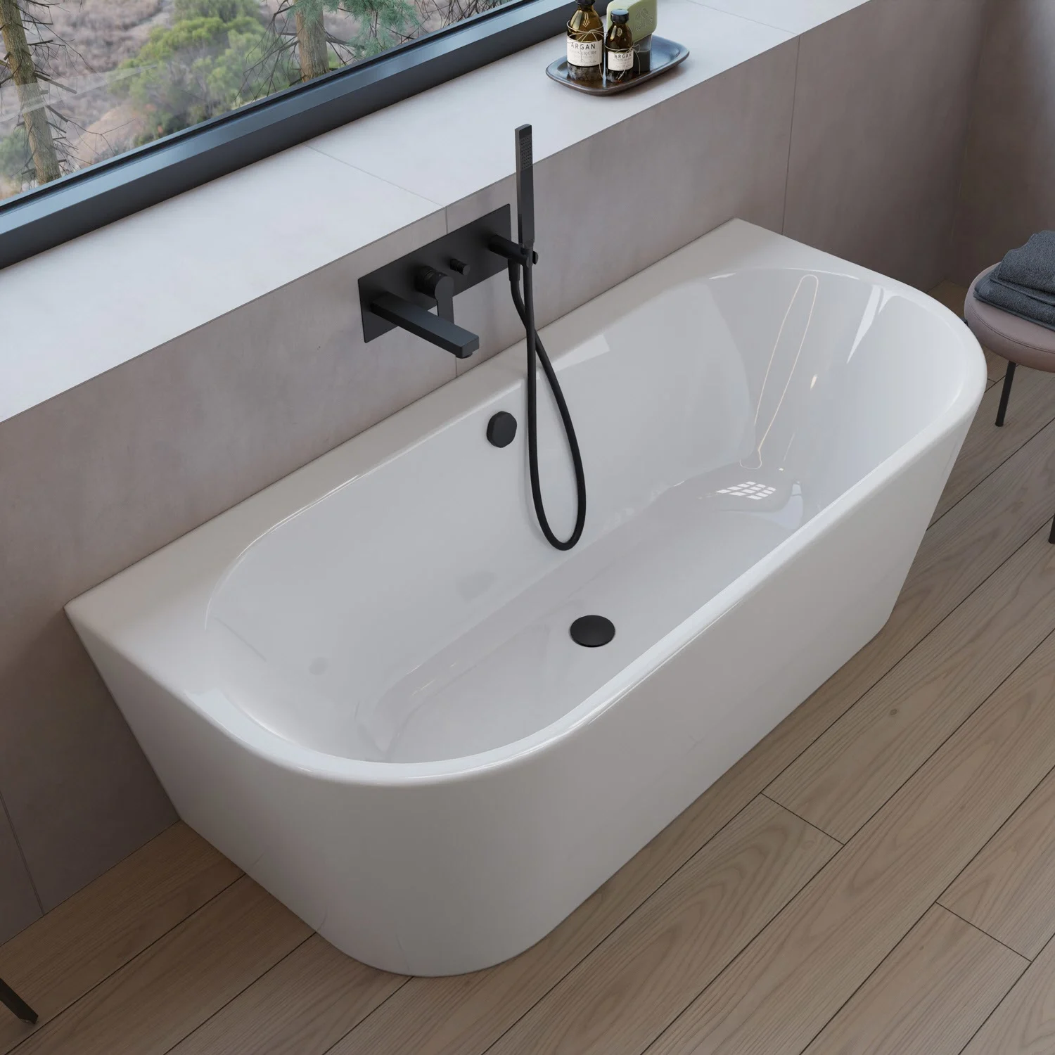 pianura Giulia Badewannenmodul Unterputz inkl. Grundkörper und Brausegarnitur Bild 6