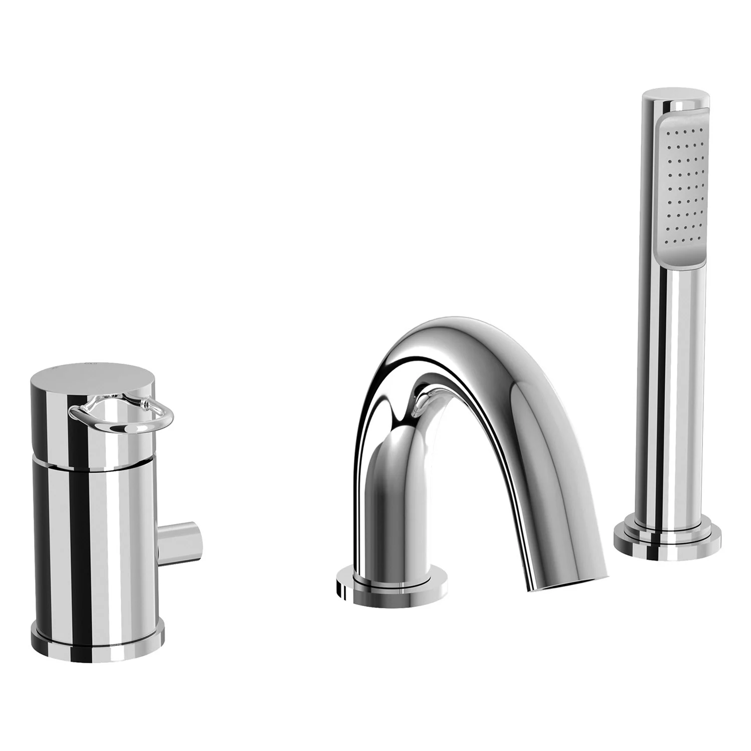 pianura Stella Dreiloch-Wannenrand-Einhebelmischer mit erhöhter Durchflussleistung Bild 2