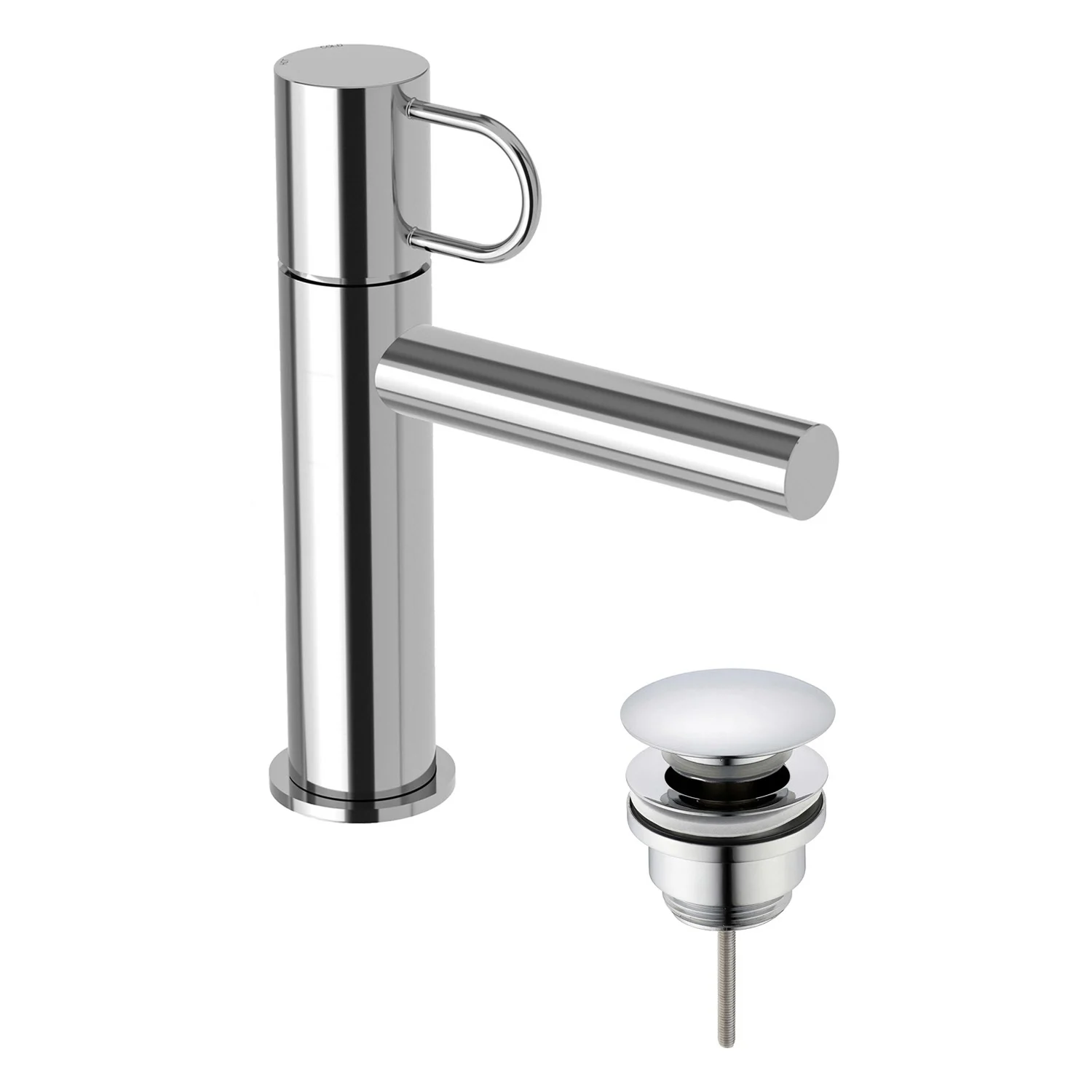 pianura Stella Waschtisch-Einhebelmischer, wassersparend inkl. Pop Up Ablaufventil