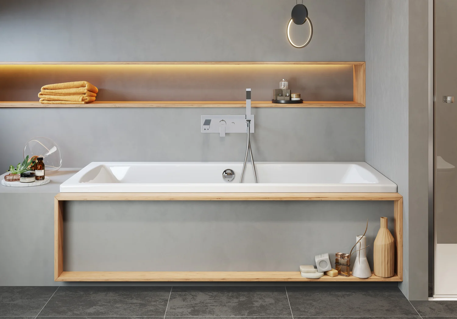 pianura Gina Duo-Badewanne 180 x 80 cm Bild 4