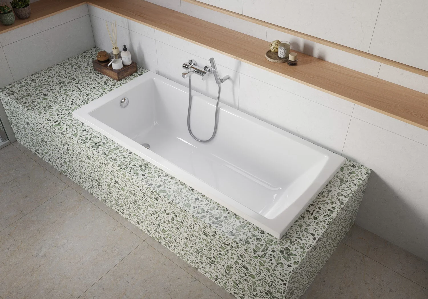 pianura Gina Solo-Badewanne 180 x 80 cm Bild 7
