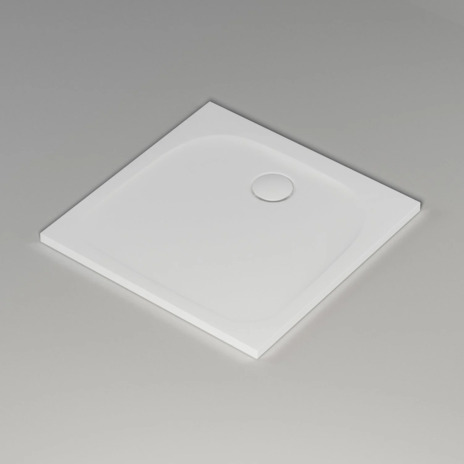 pianura Emilia mineral Duschwanne 80 x 80 x 3 cm Bild 2