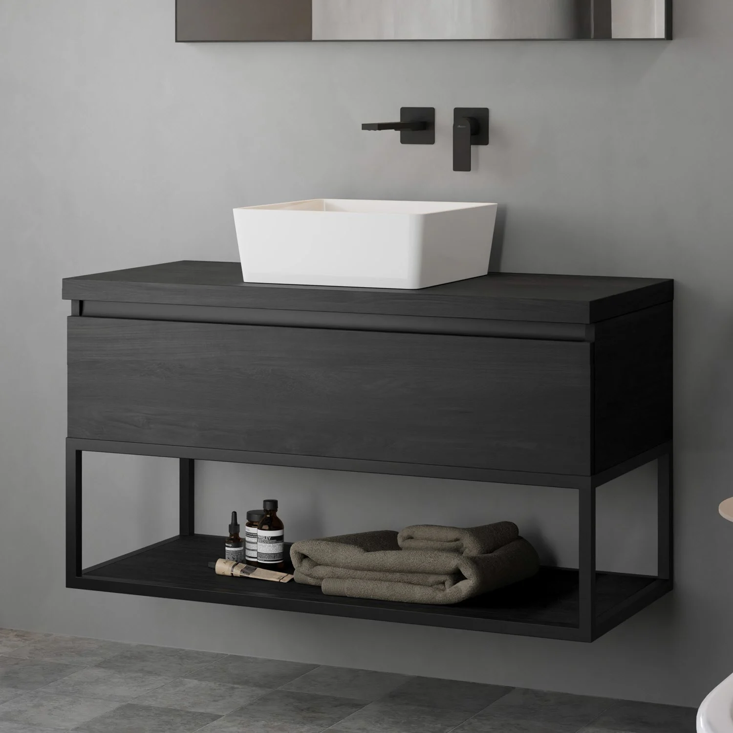 pianura Giulia Waschtisch mit Unterschrank 100 cm