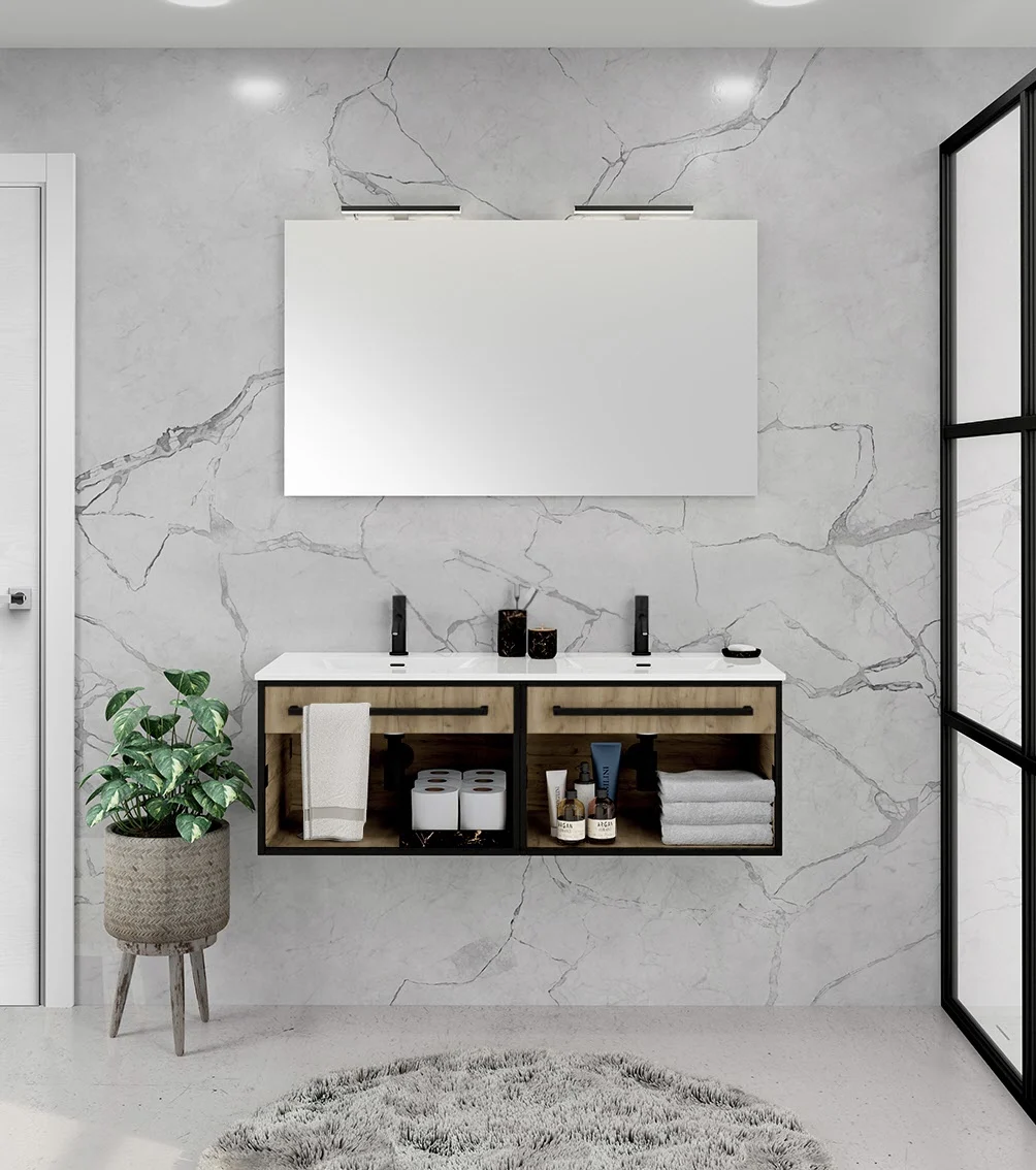 pianura Giulia Doppelwaschtisch mit Unterschrank 121 cm Bild 6
