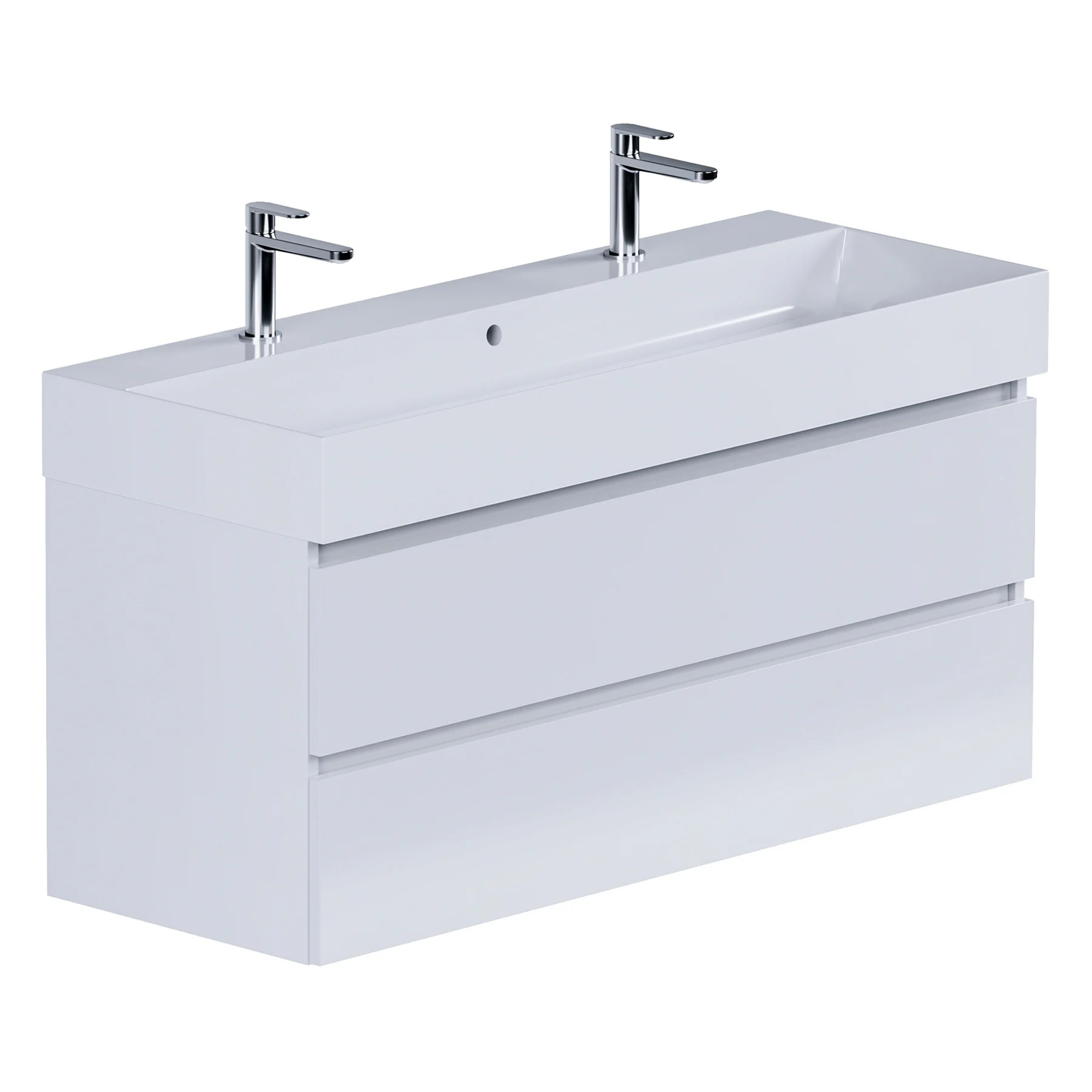 pianura Stella Waschtisch mit Unterschrank 121 cm, mit 2 Hahnlöchern Bild 2