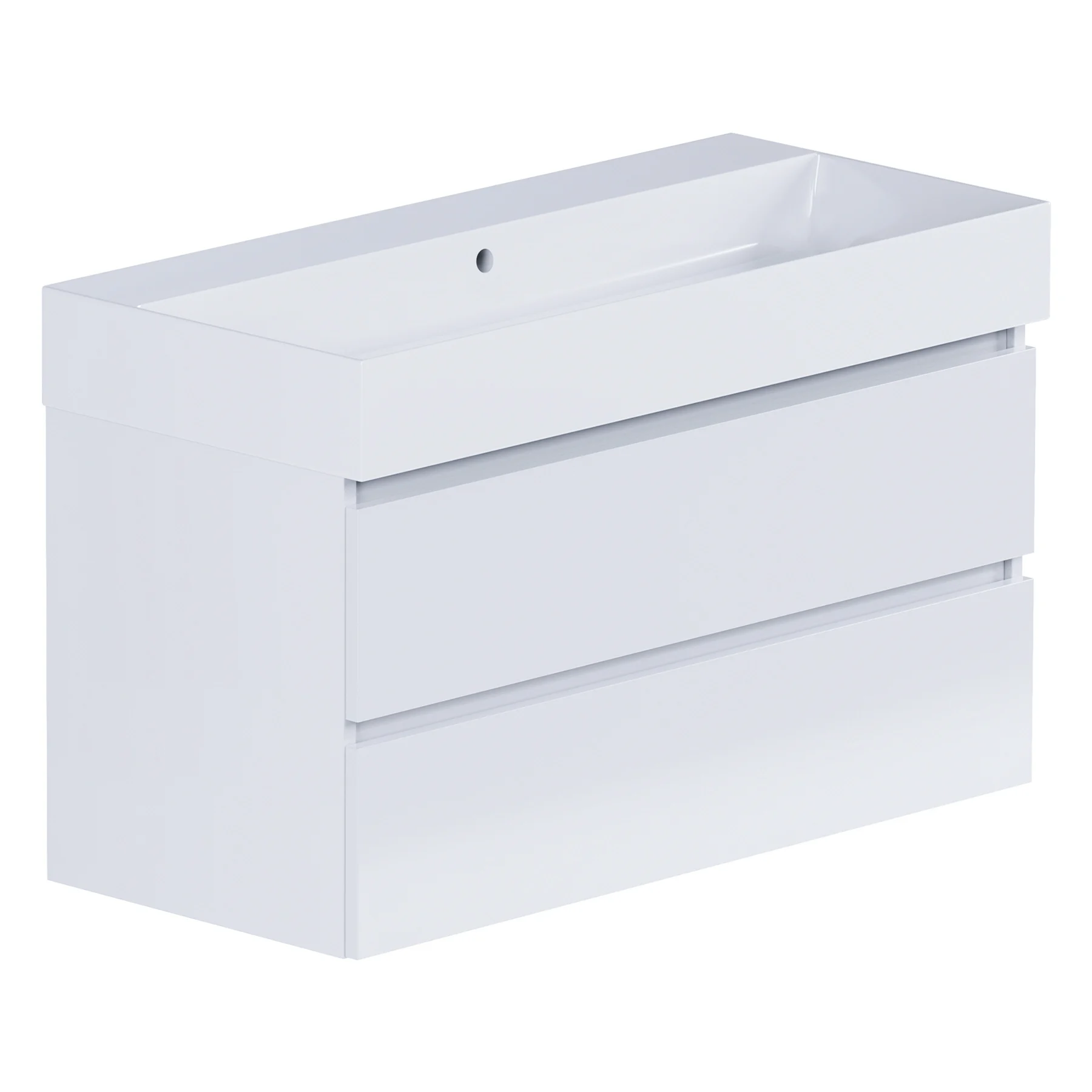 pianura Stella Waschtisch mit Unterschrank 101 cm, ohne Hahnloch Bild 2