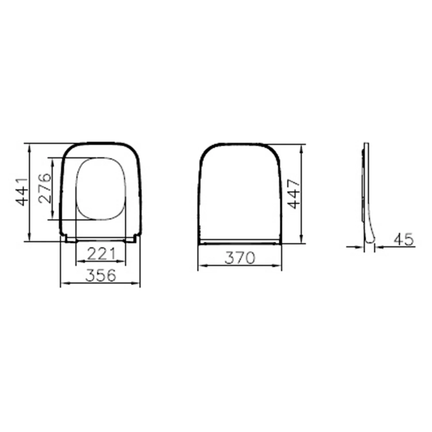 pianura Andrea WC-Sitz Slim Wrap over mit Absenkautomatik Bild 4