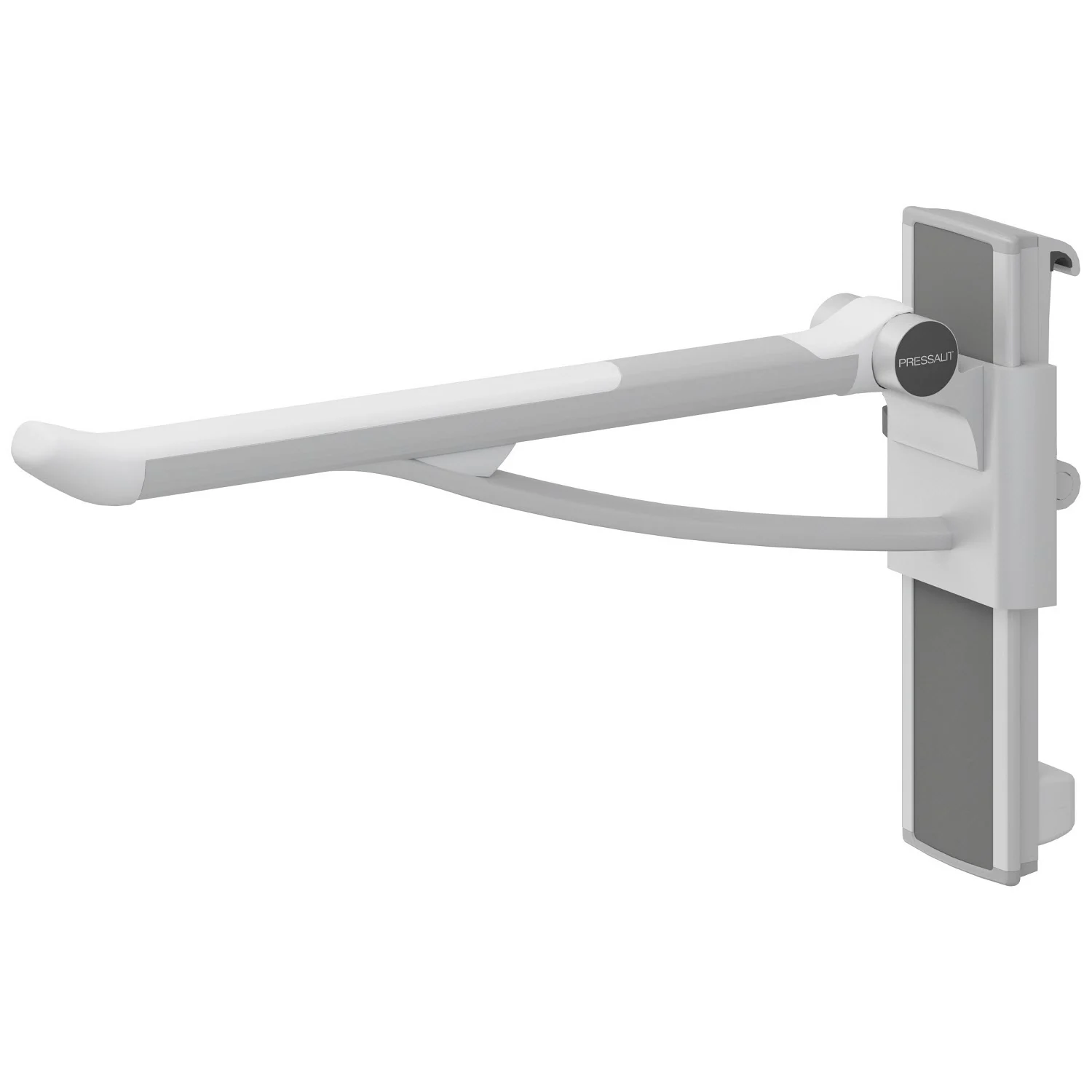 Pressalit PLUS Stützklappgriff 77 cm links höhen- u. seitlich verstellbar Bild 3