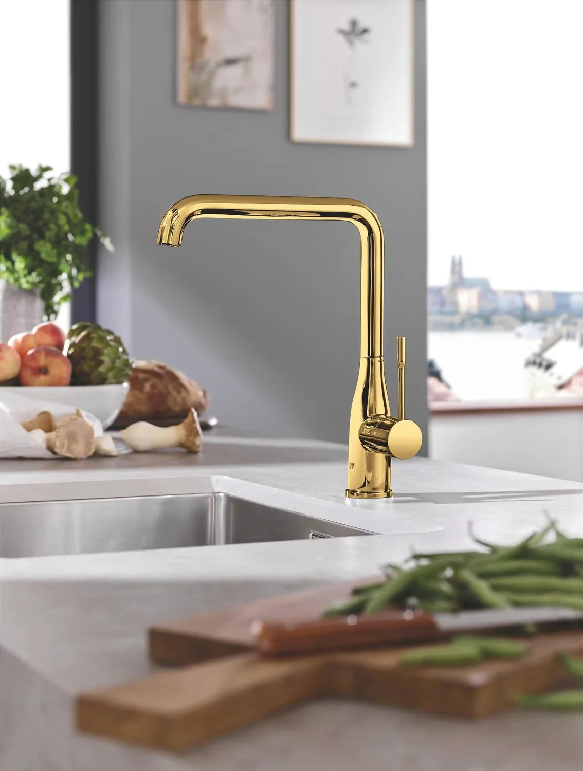 Grohe Essence New – jednouchwytowa bateria zlewozmywakowa Zdjęcie 2
