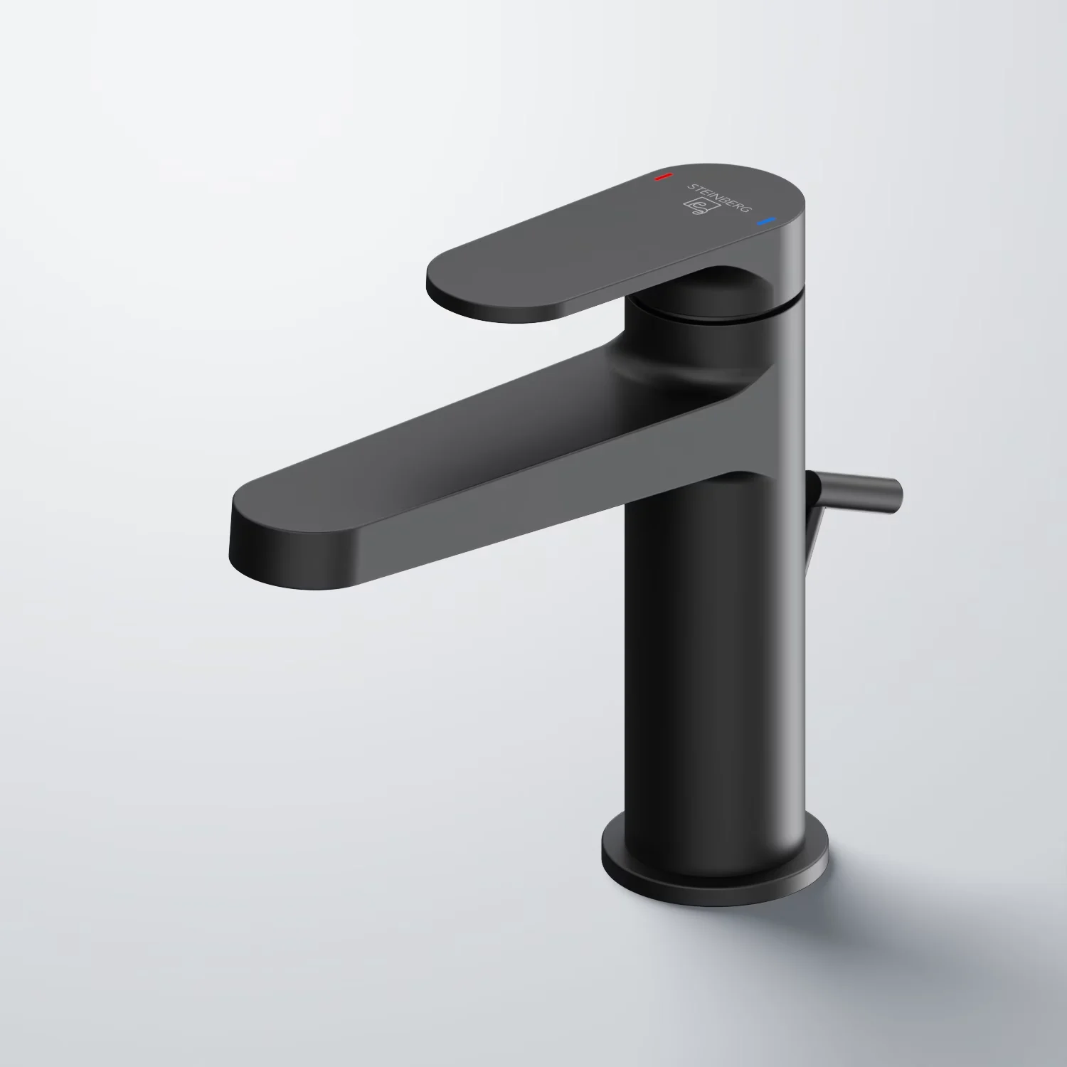 Steinberg Serie 343 Waschtisch-Einhebelmischer mit Ablaufgarnitur, Höhe 16,2 cm Bild 4
