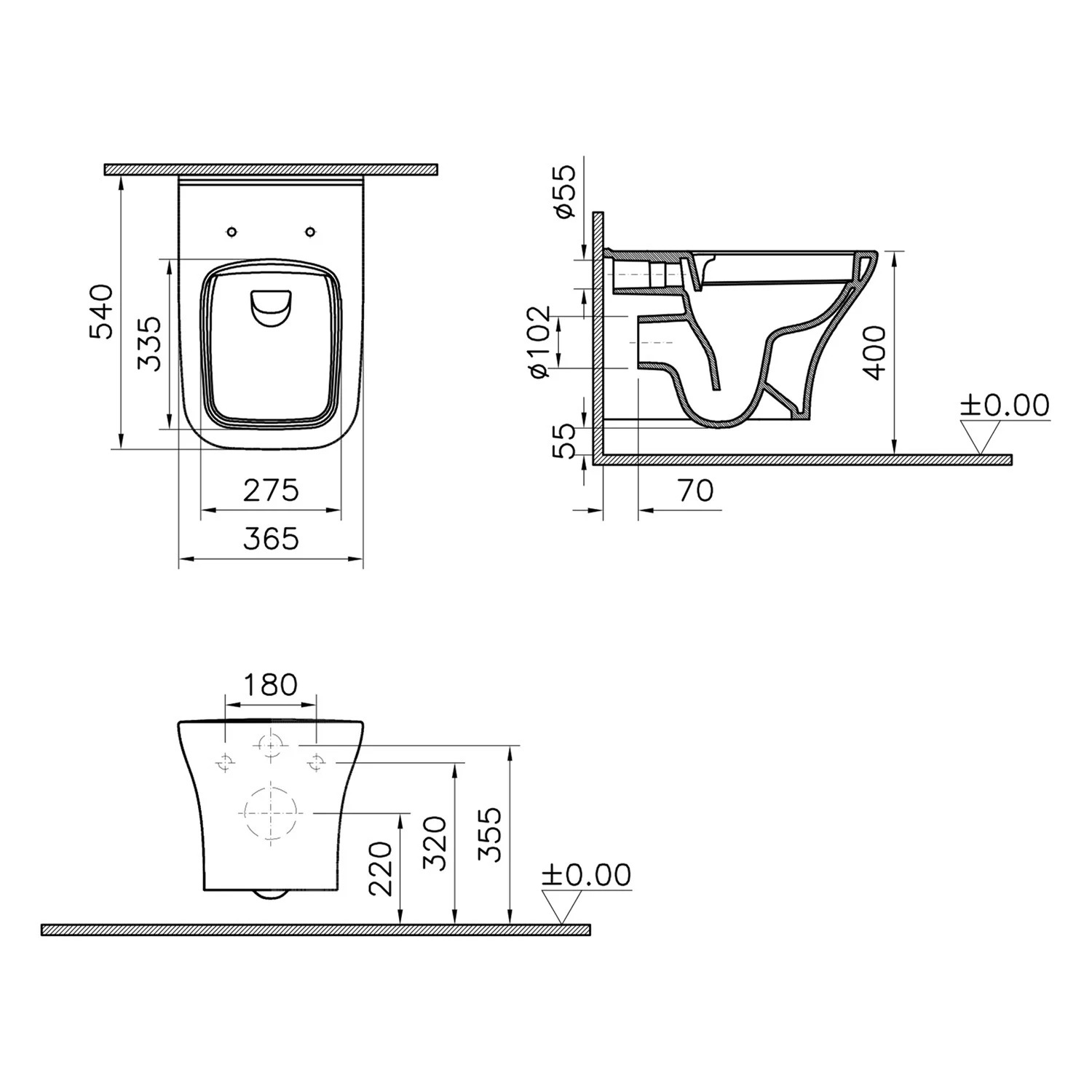 pianura WC Paket bestehend aus WC und WC Sitz Bild 4