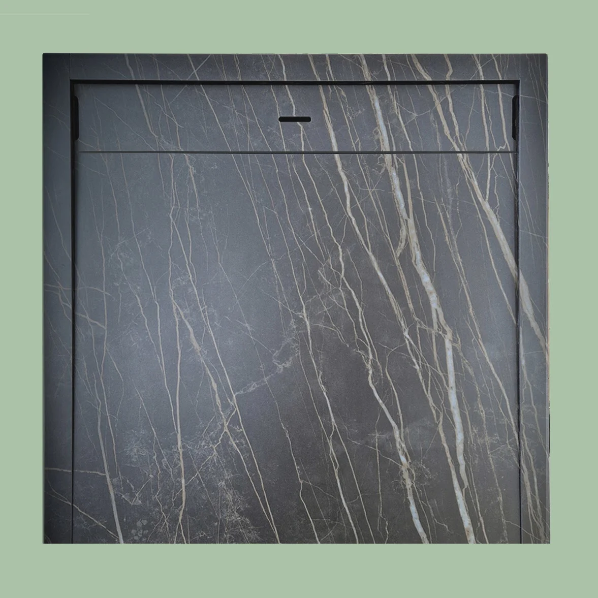progettobagno Diamante Duschwanne 100 x 100 x 3,3 cm Feinsteinzeug Laminam®