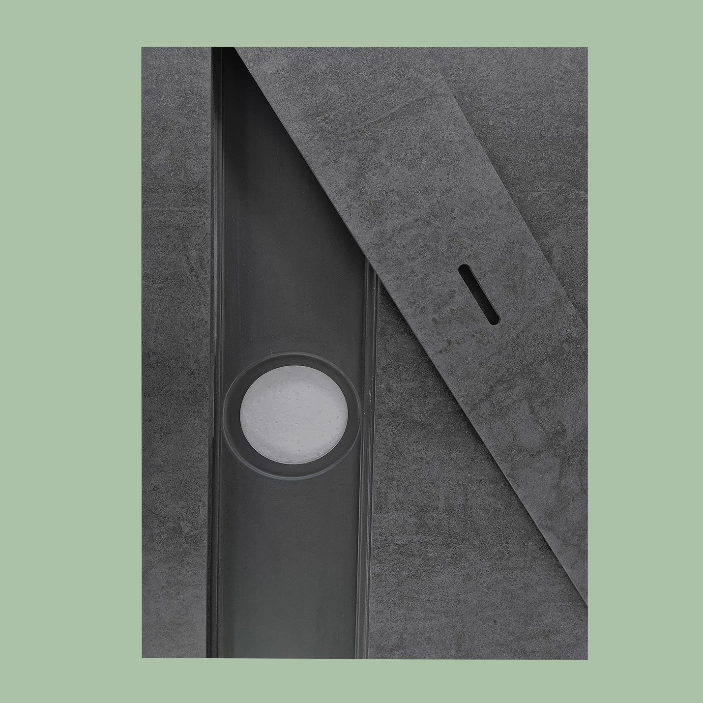 progettobagno Diamante Duschwanne 100 x 100 x 3,3 cm Feinsteinzeug Laminam® Bild 2