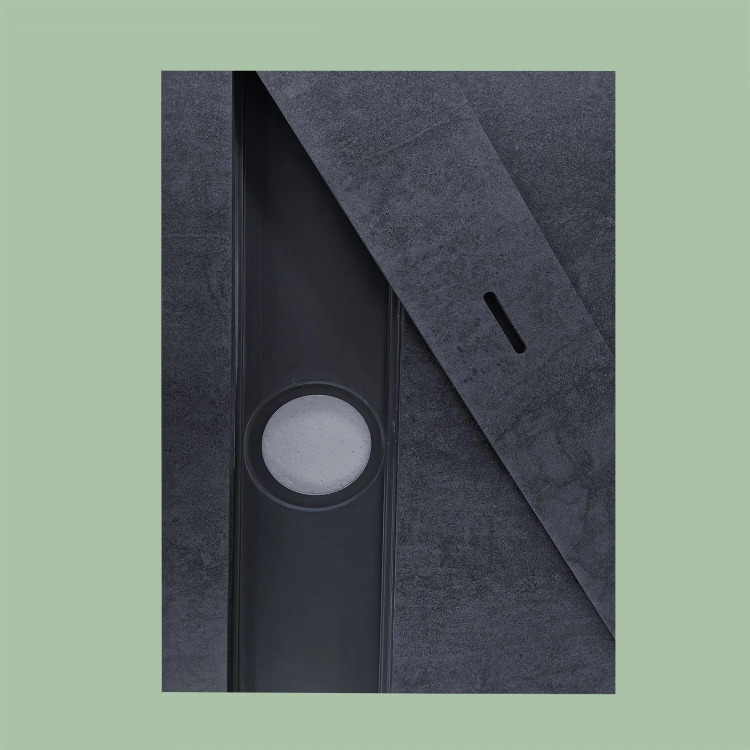 progettobagno Diamante Duschwanne 90 x 120 x 3,3 cm Feinsteinzeug Laminam® Bild 3