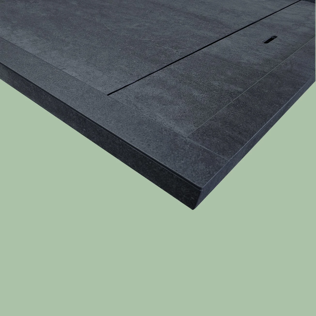 progettobagno Diamante Duschwanne 90 x 120 x 3,3 cm Feinsteinzeug Laminam® Bild 4