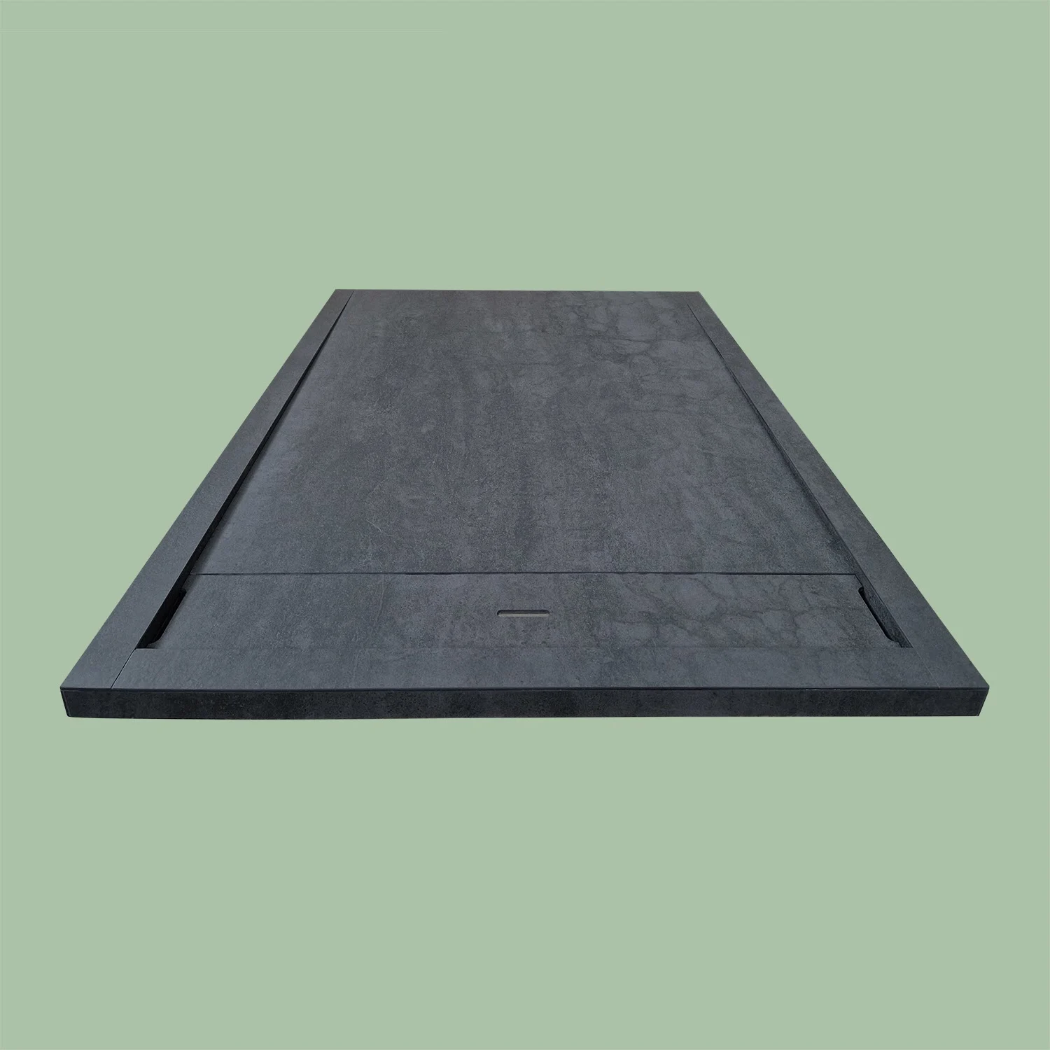 progettobagno Diamante Duschwanne 90 x 120 x 3,3 cm Feinsteinzeug Laminam® Bild 6