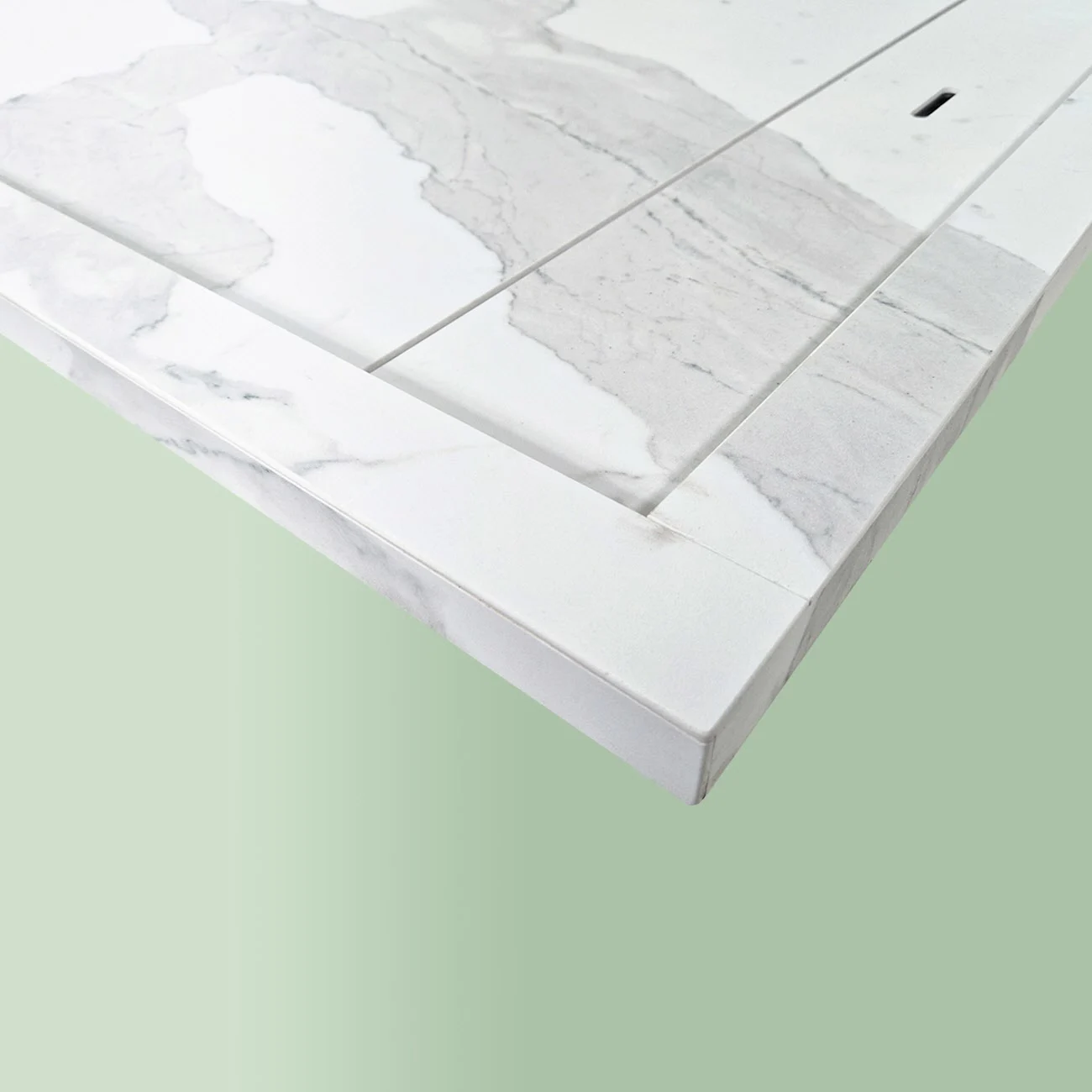 progettobagno Diamante Duschwanne 90 x 140 x 3,3 cm Feinsteinzeug Laminam® Bild 4