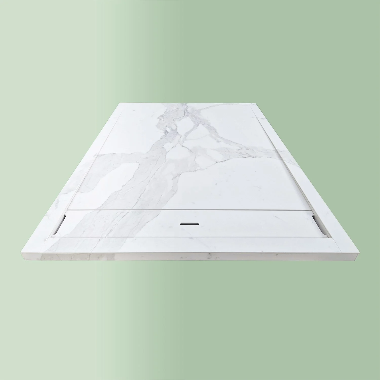 progettobagno Diamante Duschwanne 90 x 140 x 3,3 cm Feinsteinzeug Laminam® Bild 6