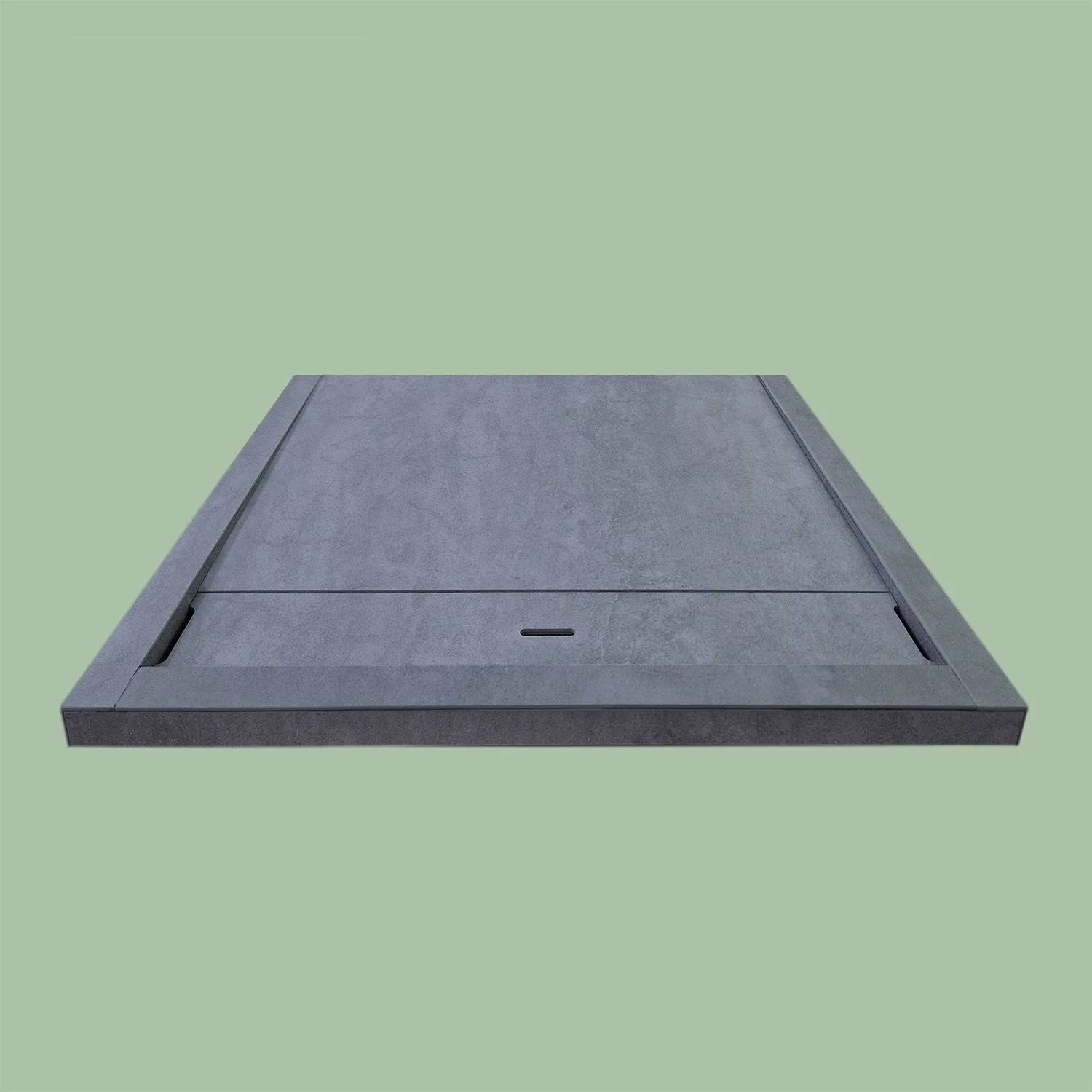 progettobagno Diamante Duschwanne 90 x 90 x 3,3 cm Feinsteinzeug Laminam® Bild 5