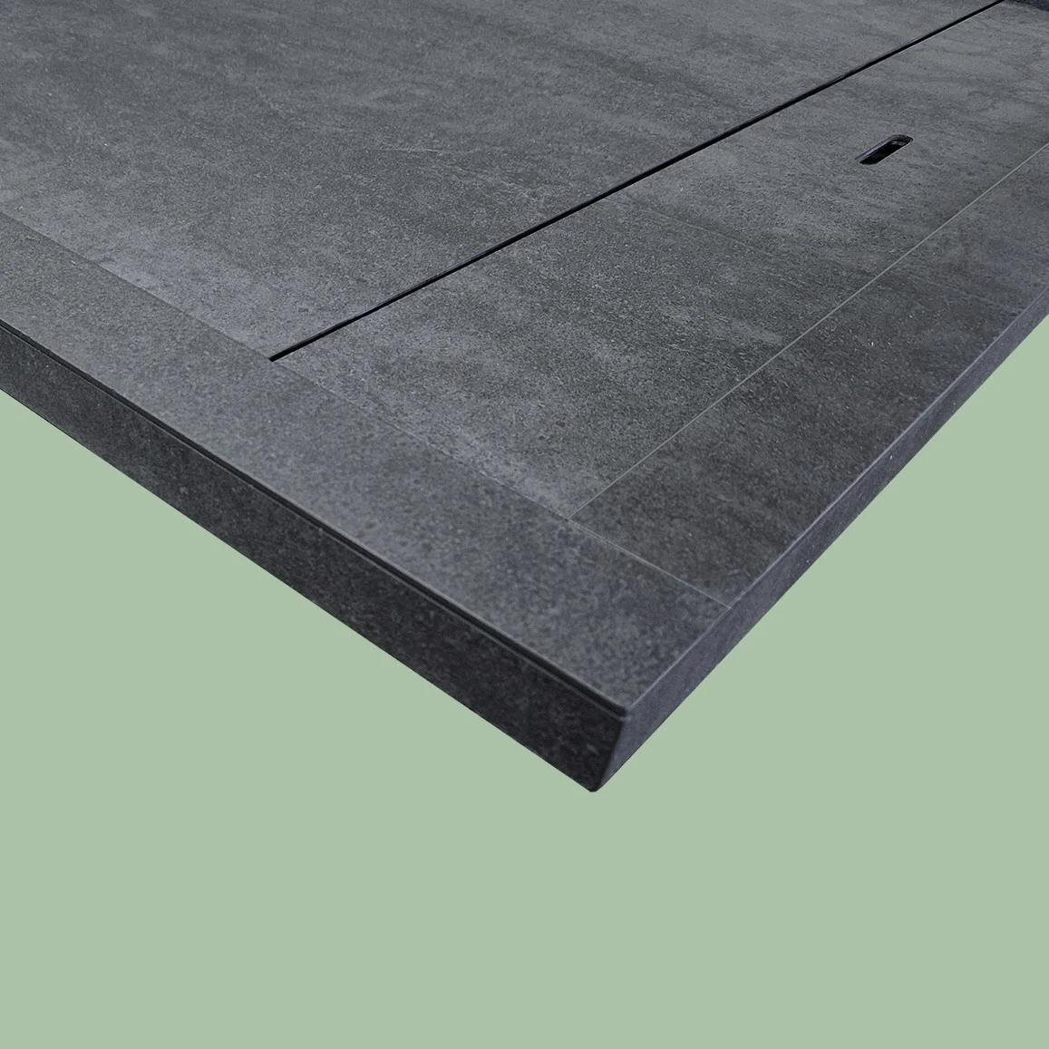 progettobagno Diamante Duschwanne 90 x 90 x 3,3 cm Feinsteinzeug Laminam® Bild 3