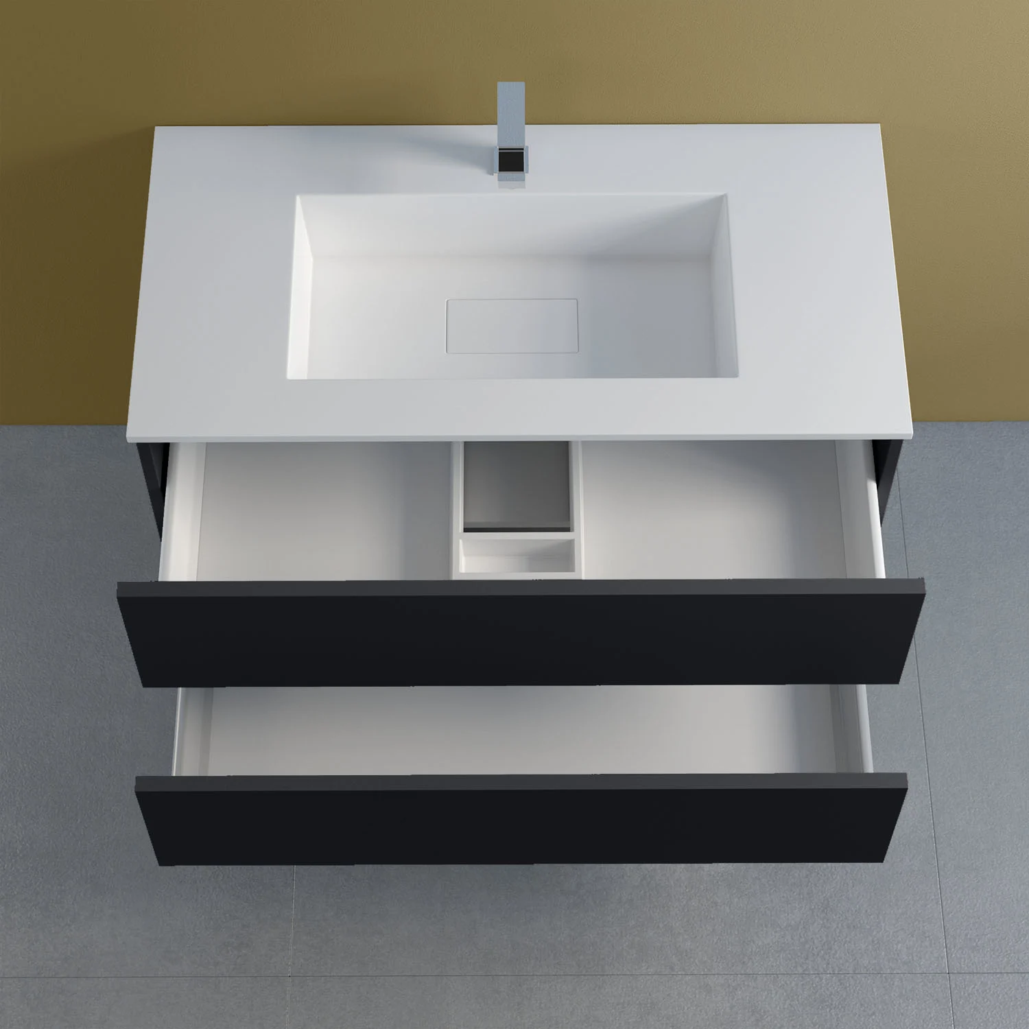 progettobagno Elba Lago Waschtisch mit Unterschrank 80 cm Bild 2