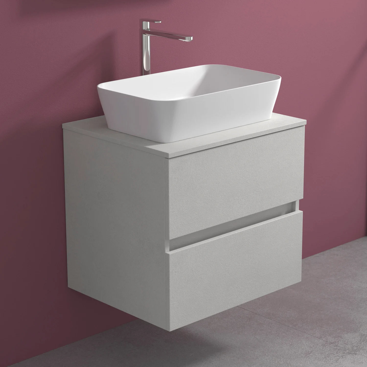 progettobagno Evo 54 Modular Waschtischkonsole  60 cm