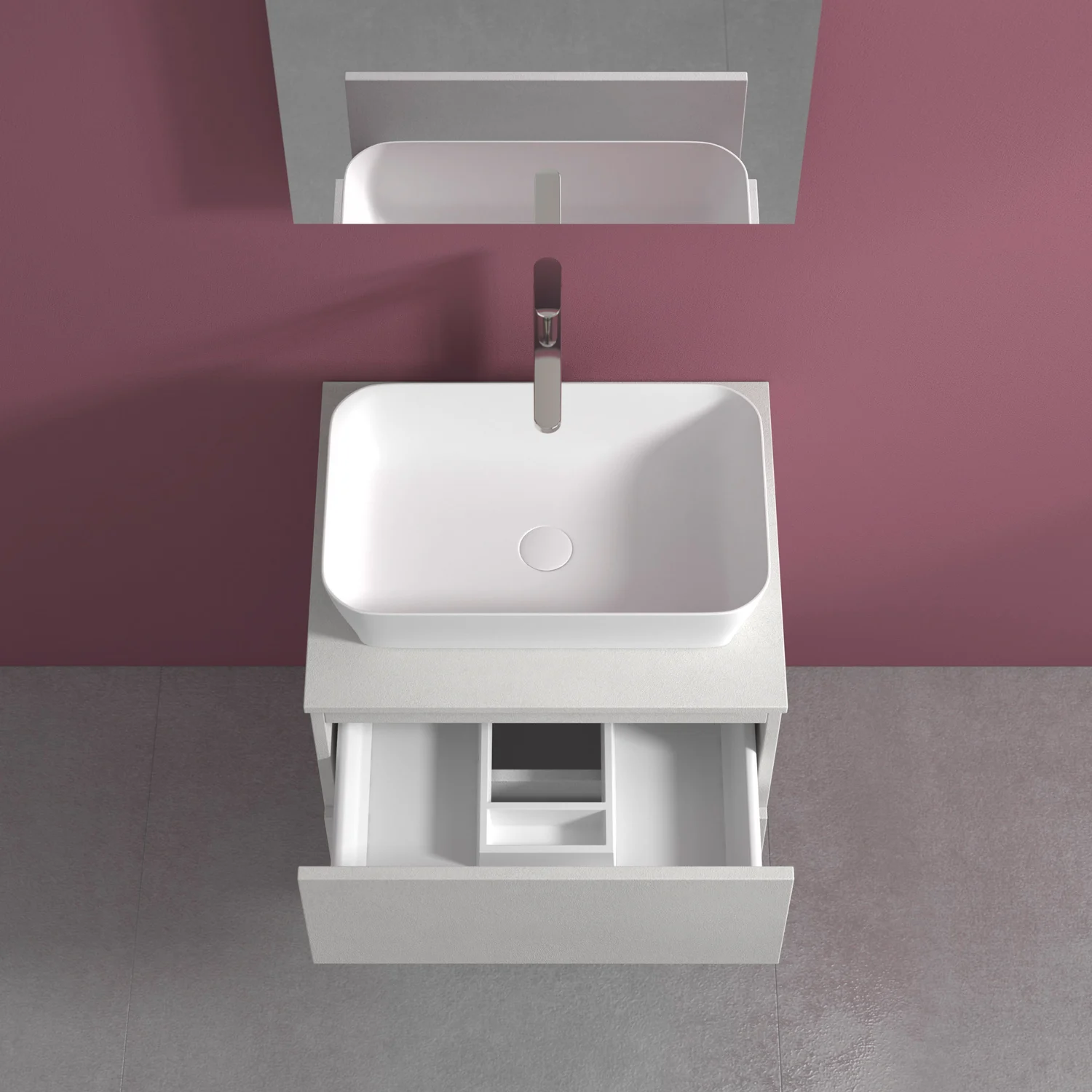 progettobagno Evo 54 Modular Waschtischkonsole  60 cm Bild 3