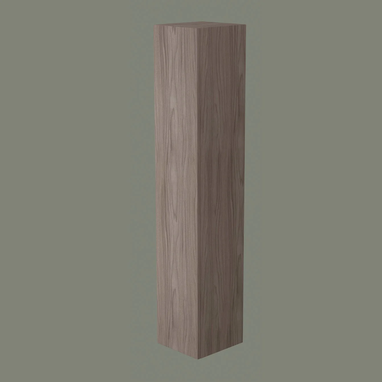 progettobagno Evo 54 Walnuss Vision Hochschrank 30 x 160 cm, Türanschlag links