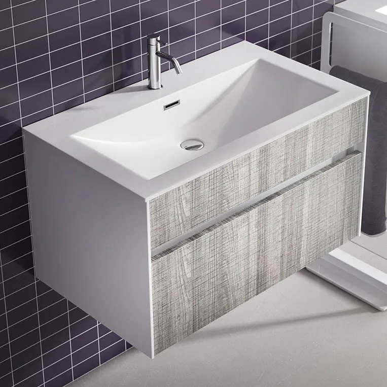 progettobagno Isola Waschtisch mit Unterschrank 80 cm