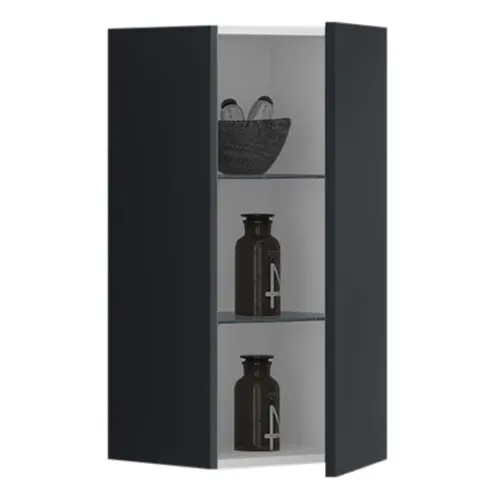 progettobagno Maggiore Halbhochschrank 40 x 80 cm, Anschlag rechts Bild 2