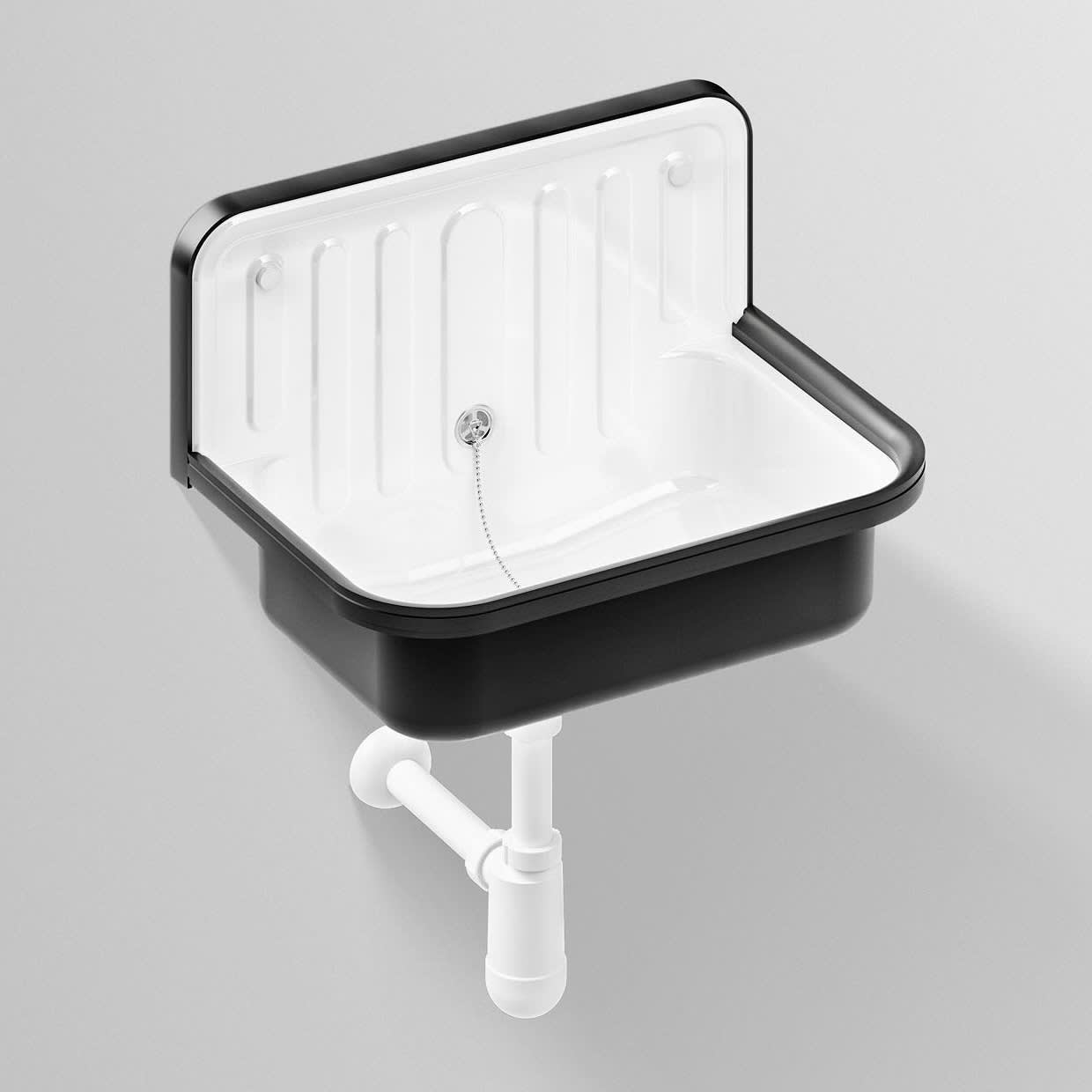 Alape Ausgussbecken 51x36cm, Weiß AG.Stahlform510Ü | BÄDERMAXX