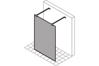 Seitenwand freistehend