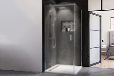 Seitenwand für Drehtür oder Pendeltür mit Festteil