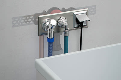 Waschgeräte-Siphons