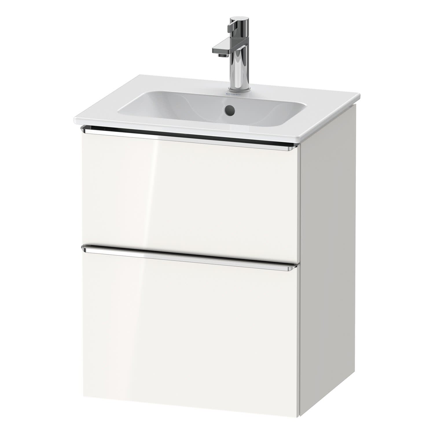Duravit D-Neo Waschtischunterbau 51 x 62,5 cm, 2 Auszüge, Griff