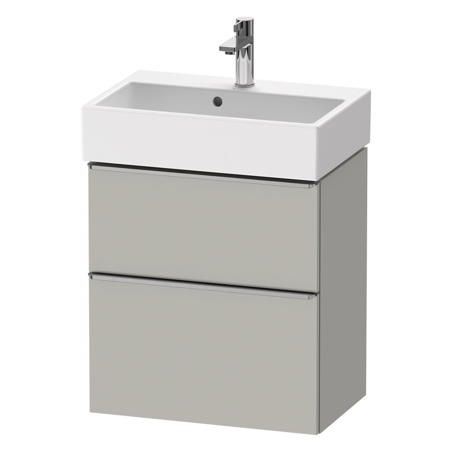Duravit D-Neo Waschtischunterbau Compact 58,4 x 62,5 cm, 2 Auszüge  