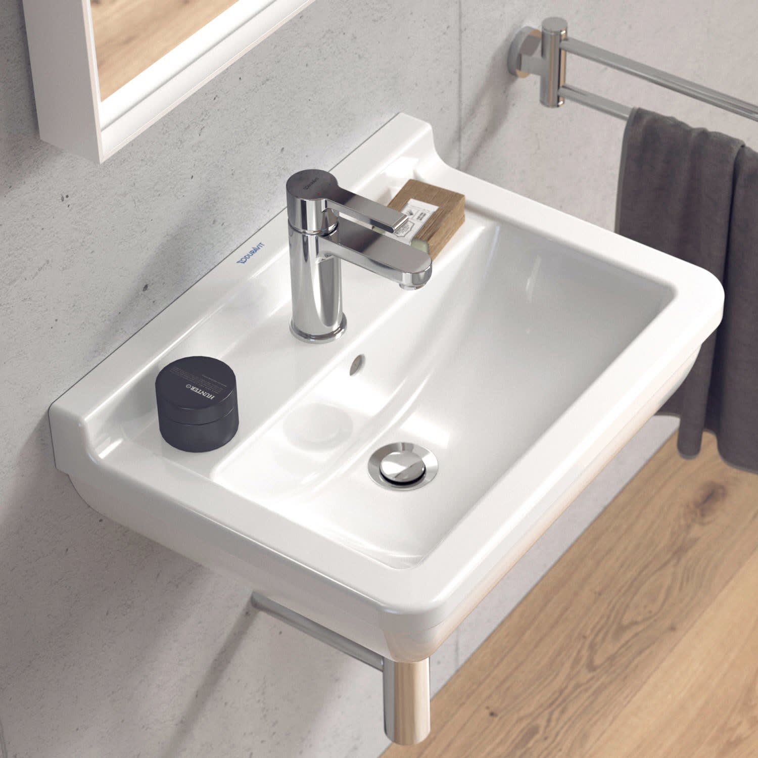 Duravit Starck 3 Waschtisch 50 cm mit Hahnloch 030050 - MEGABAD