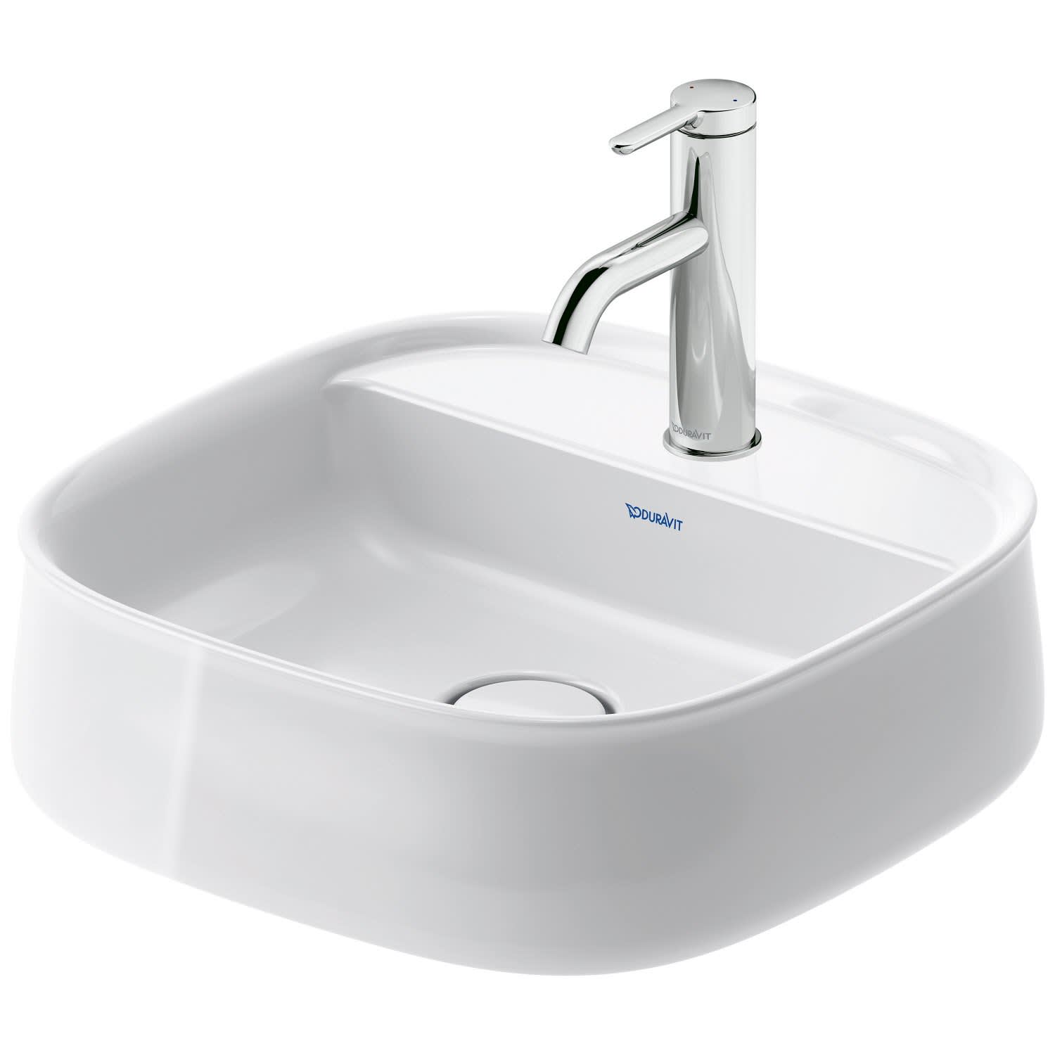 Duravit Zencha Aufsatzbecken X Cm Mit Hahnlochbank